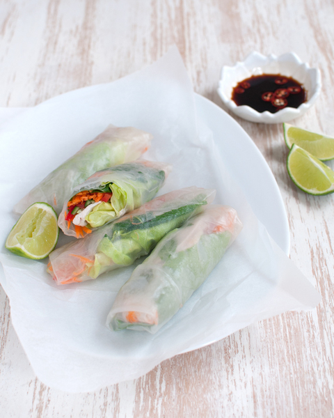Chicken Rice Paper Rolls Recipe - 12wbt.com