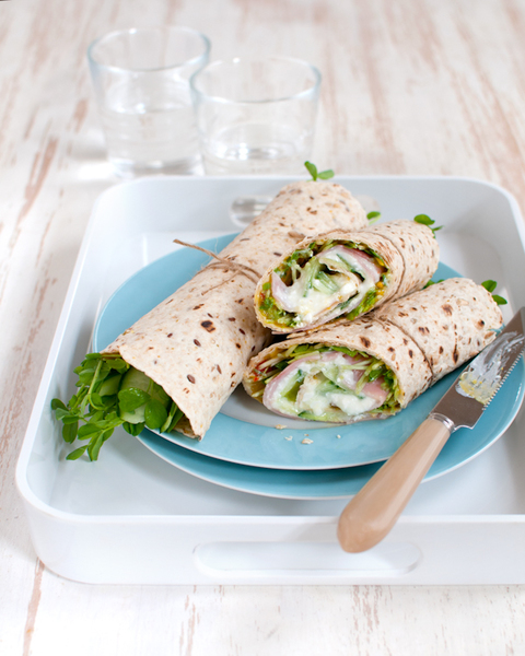 Ham Corn Relish Wrap With Cottage Cheese Recipe 12wbt Com