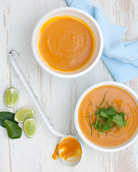 Thai Pumpkin Soup Vegetarian Recipe - 12wbt.com
